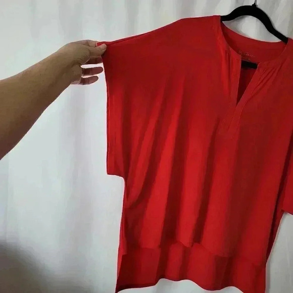 ♥By Chicos red top - Picture 3 of 8